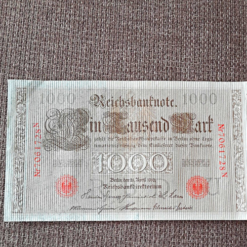 Reichsbanknote 1000 mark 1910 - 1000,