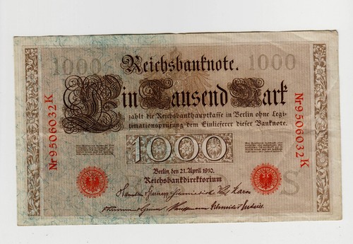 Reichsbanknote 1000 mark - 1000,