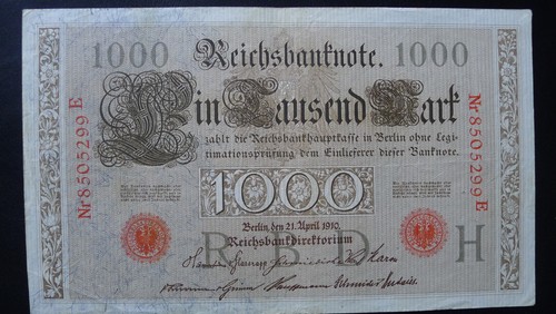 Reichsbanknote 1000 mark - 1000,