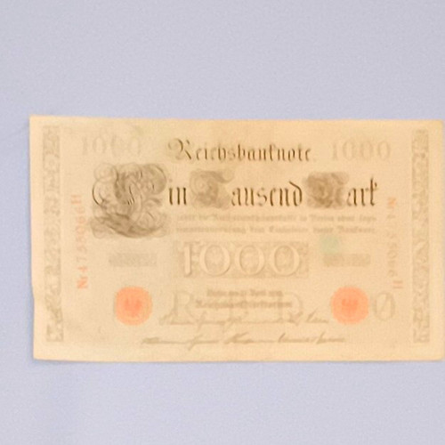 Reichsbanknote 1000 mark - reichsbanknote,