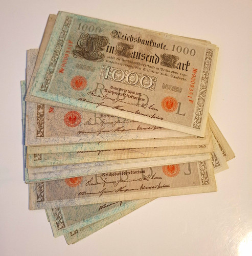 Lot sammlung reichsbanknoten - lot, &