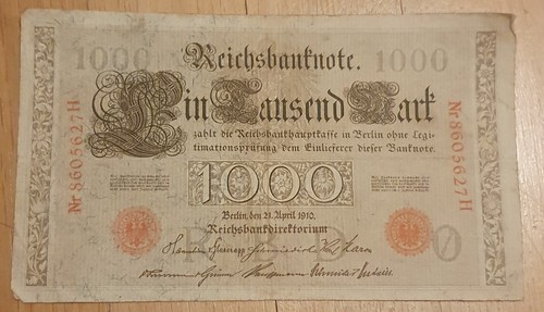 1000 mark reichsbanknote - mark,