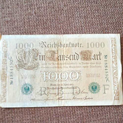 Deutsches reich 1000 mark - deutsches,