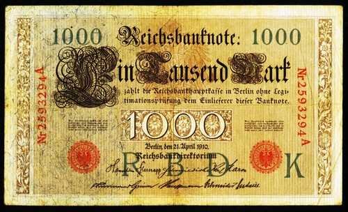 Deutschland 1000 mark 1910 - deutschland.,