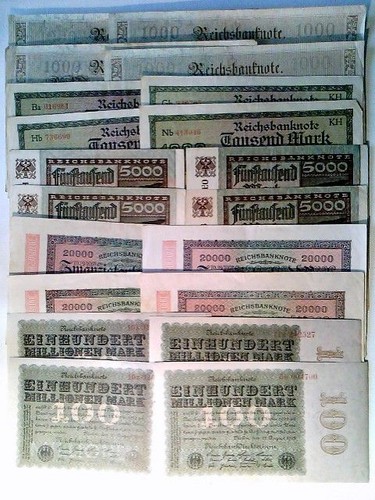 Reichsbanknoten 4x 1000 - reichsbanknoten,,