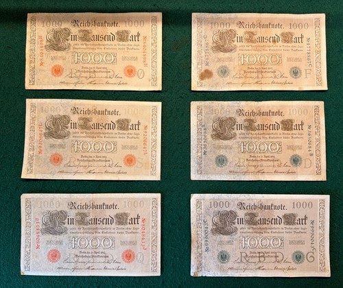 1000 reichsmark 04 - 6x, 21.04.1910