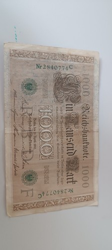 Reichsmark 1000er banknote von - 1000er,