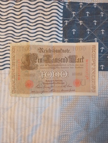 Reichsbanknote 1000 mark - reichsbanknote,