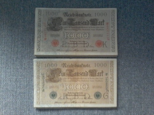 1000 mark 1910 ro - 1000,