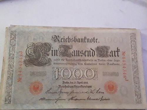 Reichsbanknote 1000 mark - mark, 21