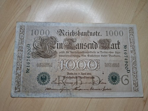 1000 mark reichsbanknote - 1000,