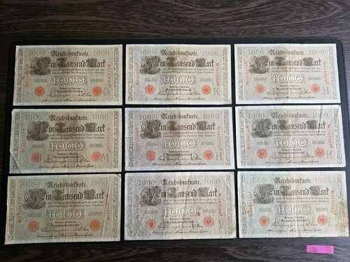 Reichsbanknote 1000 mark - reichsbanknote,