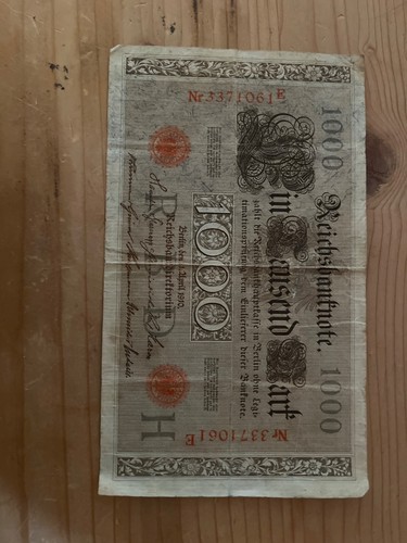 1000 mark reichsbanknote - mark,