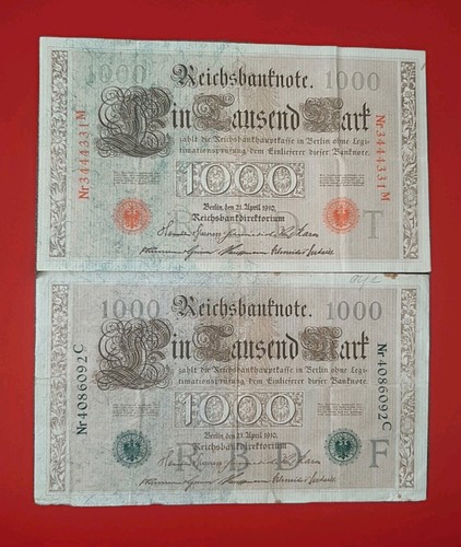 1000 mark 1910 - 2x,