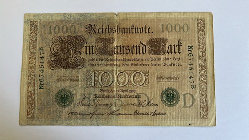1000 mark reichsbanknote - 1000,