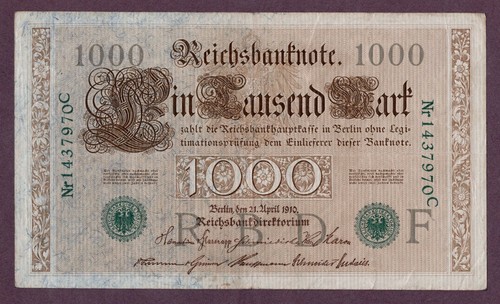 Weimarer republik 1000 mark - weimarer,