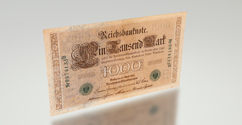 1000 mark reichsbanknote - 1000,