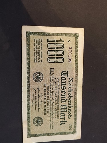Reichsbanknote ein tausend - reichsbanknote,