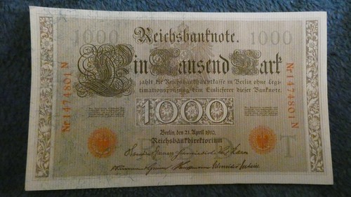 1000 reichsmark 1910 - reichsmark,