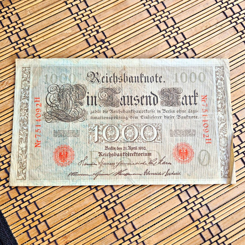 Deutsches reich reichsbanknote - reich,