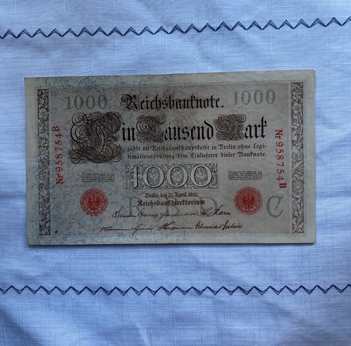 Deutsche reichsbanknote 1000 - deutsche,