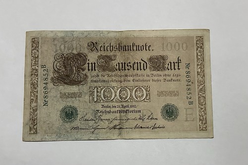 Banknote 1000 mark april - banknote,