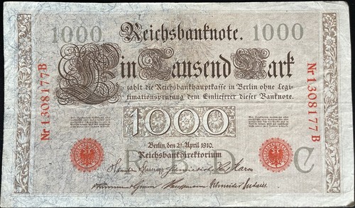 1000 mark reichsbanknote - mark,
