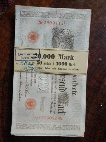 Bündel stk 1000 mark - bündel, 20