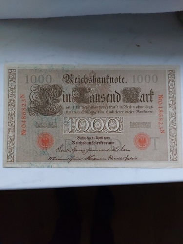 1000 mark reichsbanknote