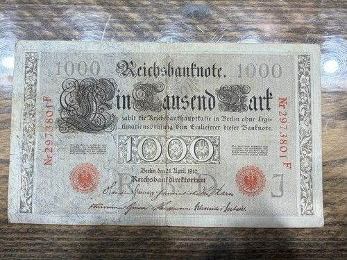 Deutsches reich reichsbanknote - deutsches,