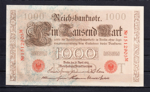 1000 mark 1910 ro - 21.4.1910/, (ro