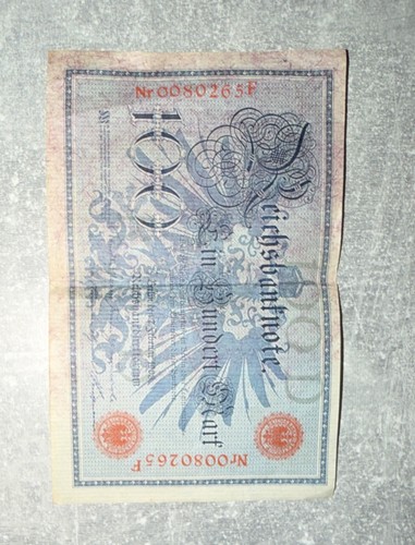Deutsches reich reichsbanknote - reich,