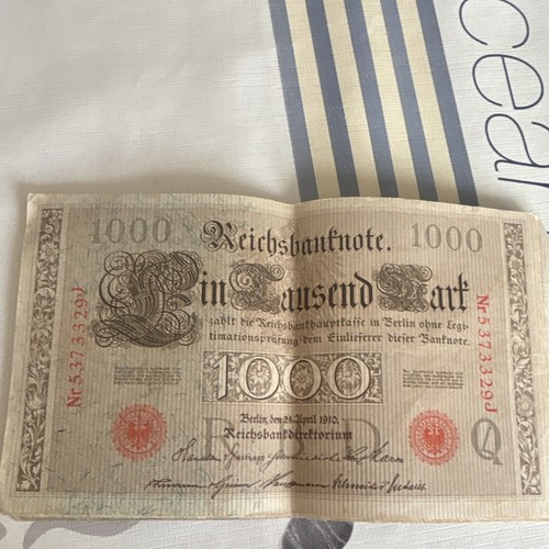 Deutsches reich reichsbanknote - deutsches,