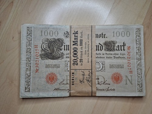 Bündel 1000 mark 1910 - bündel,