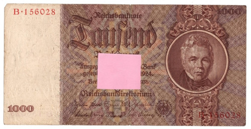 Banknote reichsbanknote - c:,