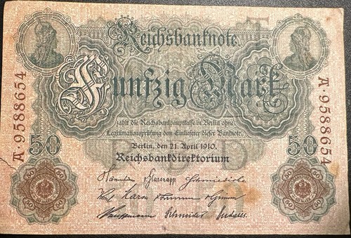Mark reichsbanknote 1910 - reichsbanknote,