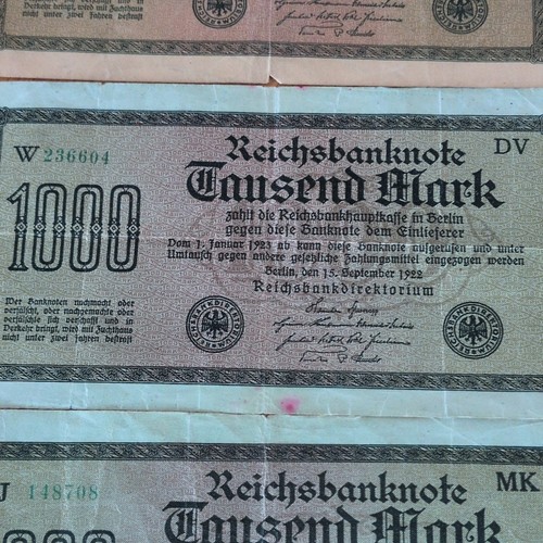 Reichsbanknote 1000 mark - reichsbanknote, 15