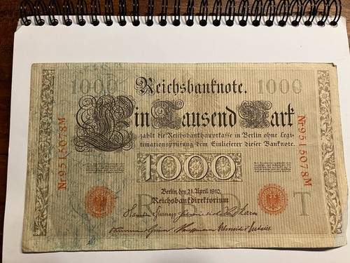 Deutsches reich reichsbanknote - reich,
