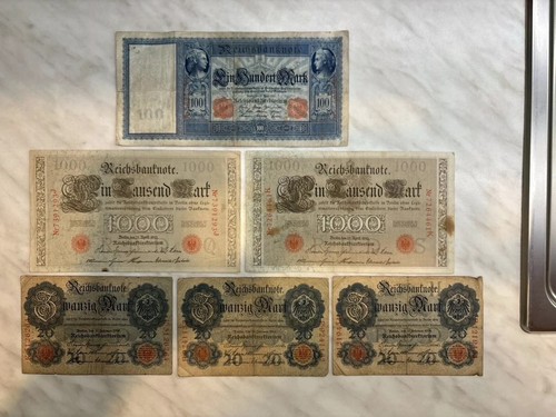 Lot reichsbanknoten x - x, 100