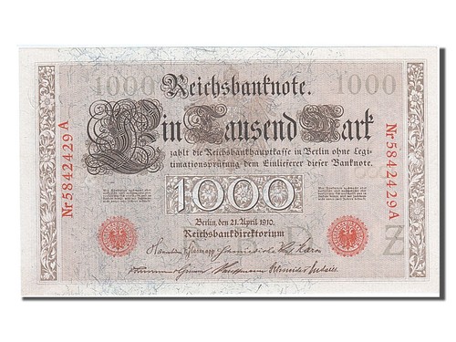 Geldschein deutschland 1000 - geldschein,, deutschland,