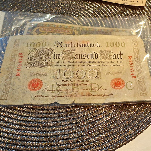 Deutsches reich reichsbanknote - reich,