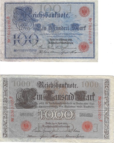 Deutschland 1000 reichsmark - ,