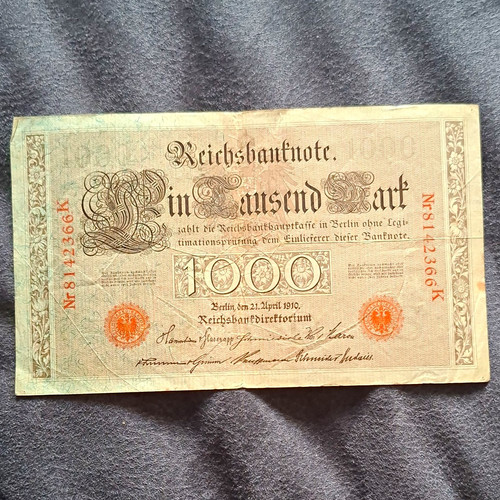 Reichsbanknote 1000 mark - 1000,