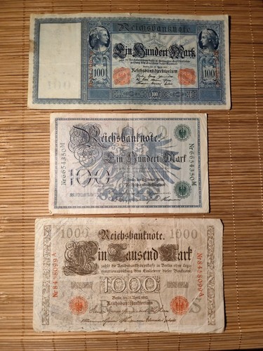 Reichsbanknoten set 100 - –,