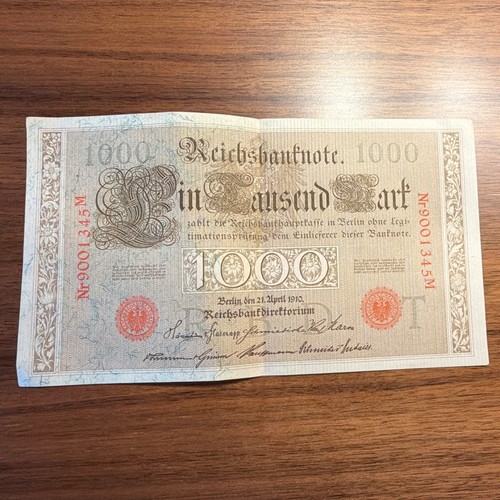 Deutsches reich reichsbanknote - deutsches,
